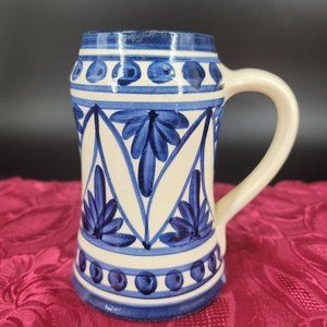 Karl Louis Lehmann Hand Painted Beer Mug KLL GDR Ceramics,‎ East Germany Pottery